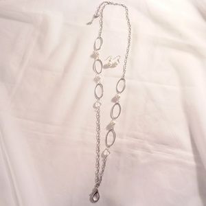 Lanyard Necklace Earrings Keys ID Holder